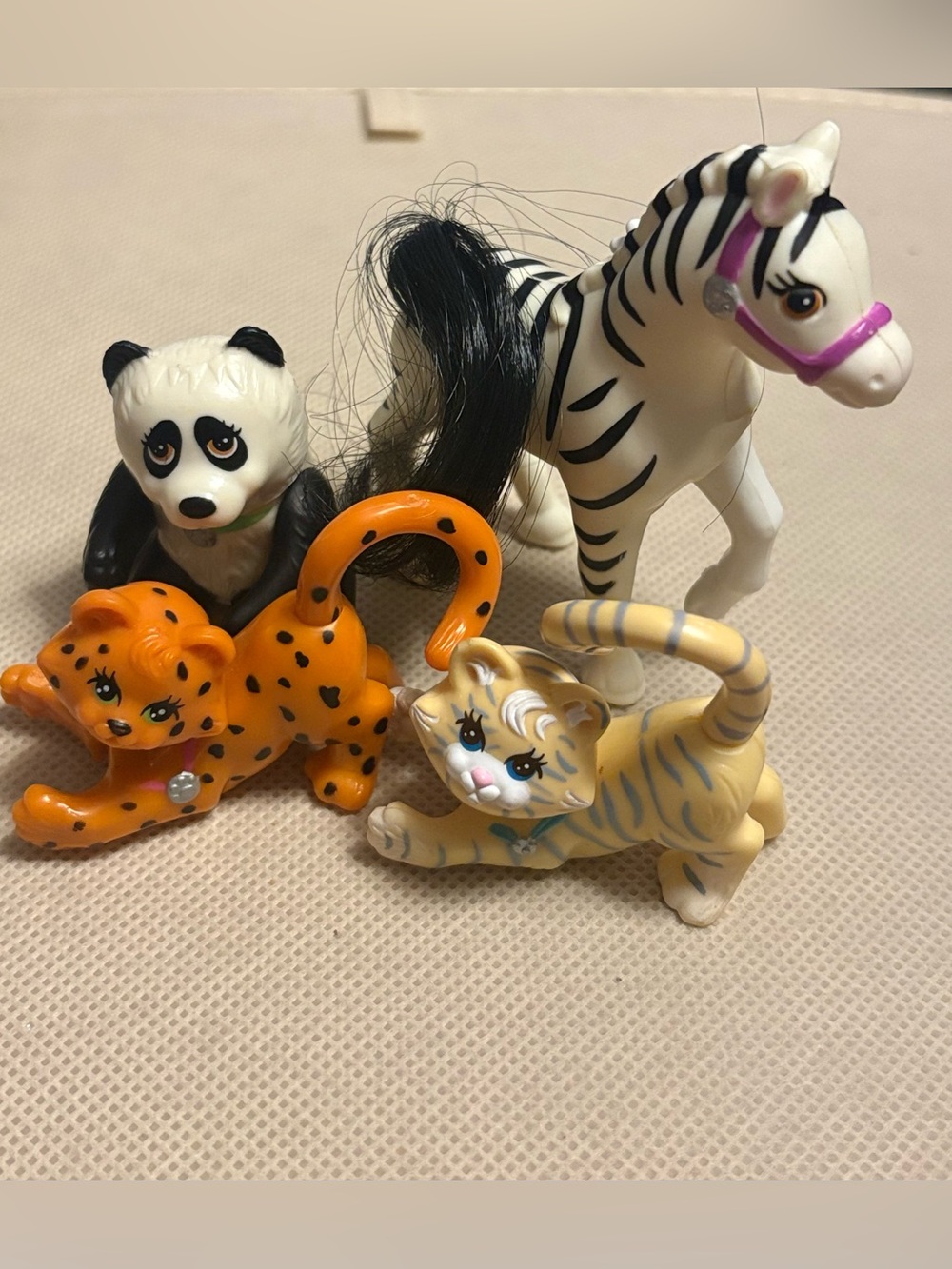 Vintage 1993 Littlest Pet Shop Zoo Animals